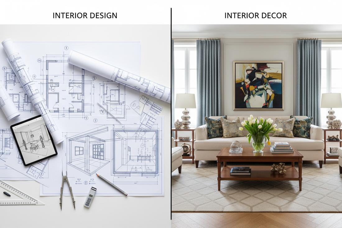 Understanding Interior Design vs Interior Décor